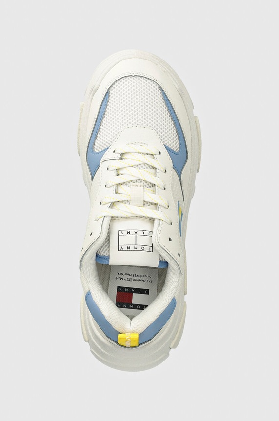 Sneakers boty Tommy Jeans TJW LIGHTWEIGHT HYBRID RUNNER bílá EN0EN02580
