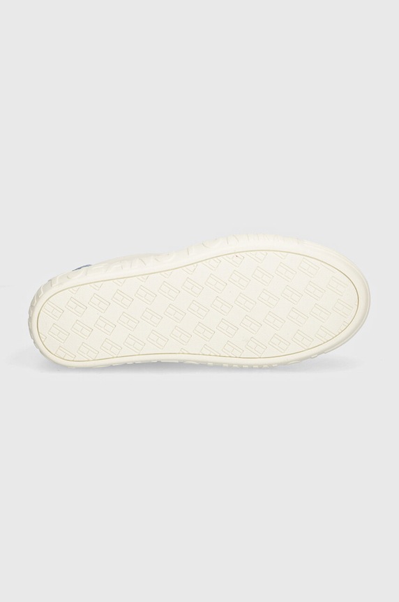 Kožené sneakers boty Tommy Jeans TJW FANCY LEATHER CUPSOLE EN0EN02575 bílá