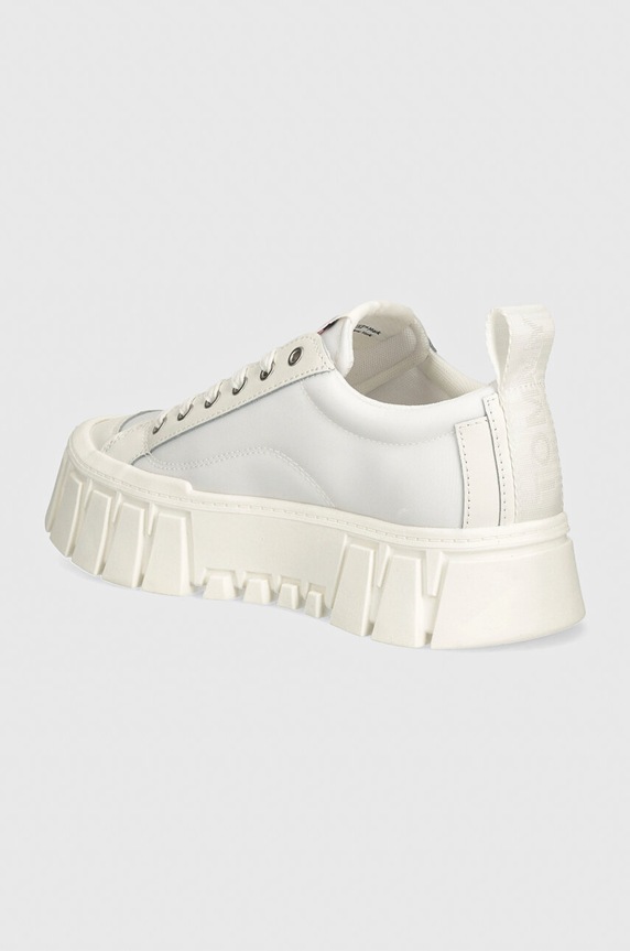 Обувки Ниски кецове Tommy Jeans TJW VULC FLATFORM LC MIX MEDIA EN0EN02569 бял