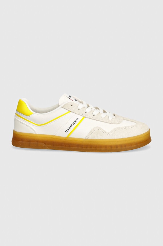 Sneakers boty Tommy Jeans TJW COURT EN0EN02552 bílá AW24