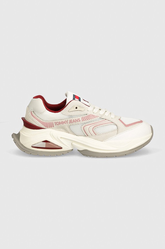 Sneakers boty Tommy Jeans TJW TRENDY RETRO RUNNER EN0EN02550 bílá AW24