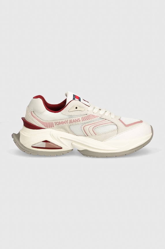 Sneakers boty Tommy Jeans TJW TRENDY RETRO RUNNER EN0EN02550 bílá AW24