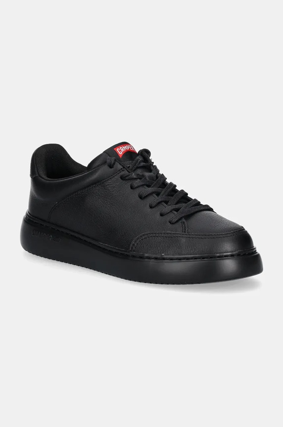 Camper sneakers din piele Runner K21 plată negru K201438.015