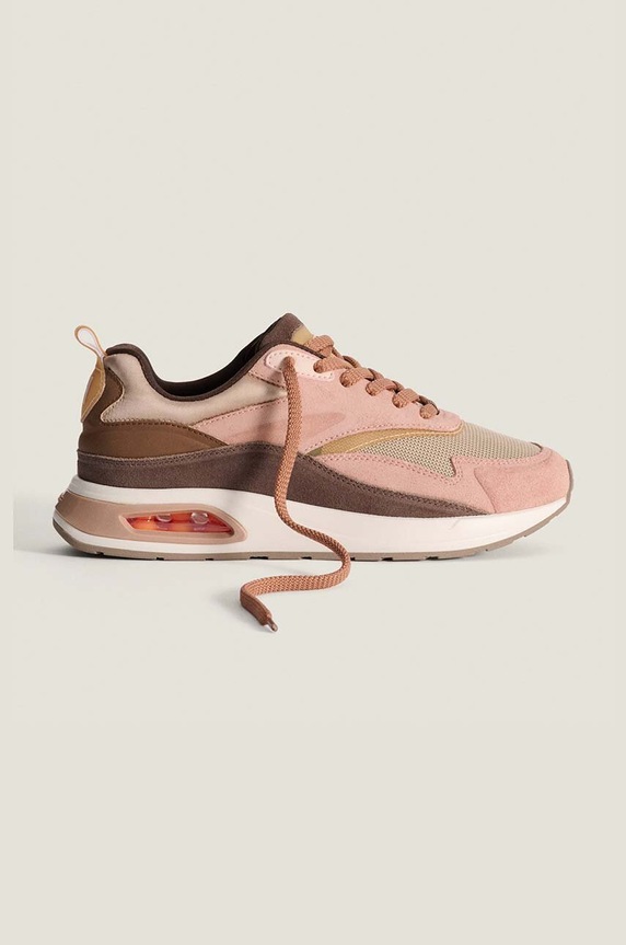 Sneakers boty Hoff SKYTREE semišová kůže růžová 22406000