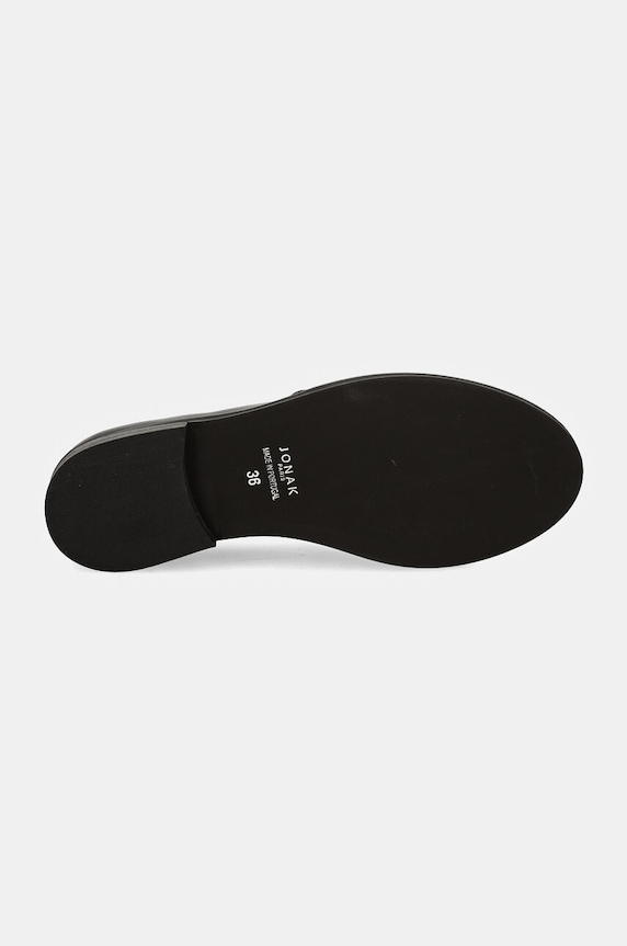 Jonak mocasini de piele DELPHES 3500158 negru