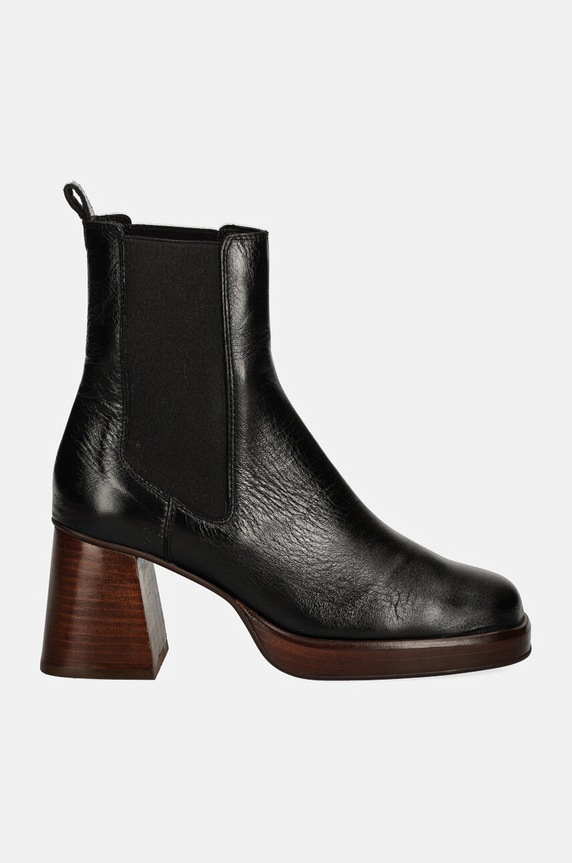 Kožené kotníkové boty Jonak BECCA 3500040 černá AW24