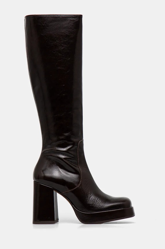 Кожаные сапоги Jonak BRYAN 3500238 коричневый AW25