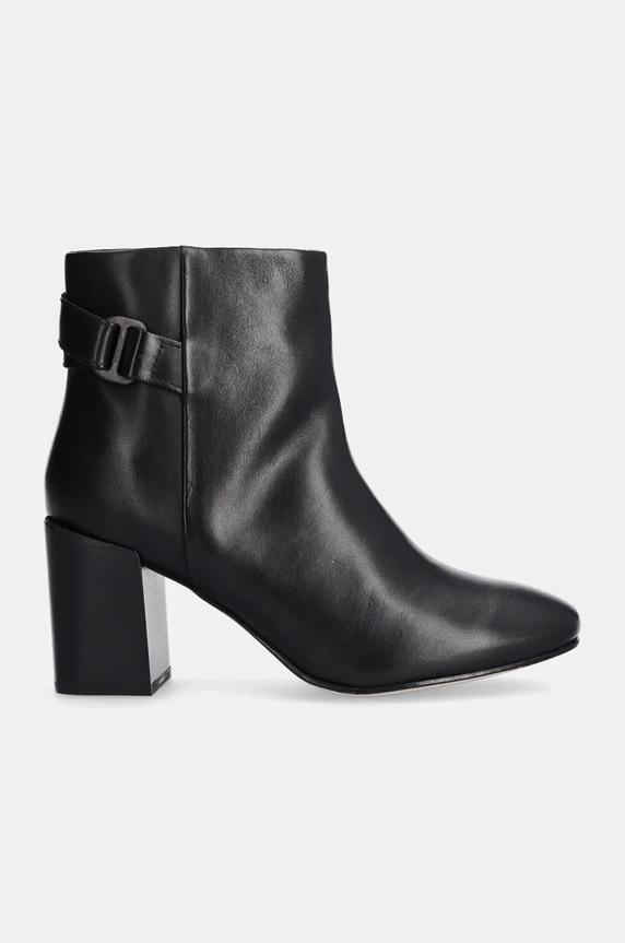 Barbour botki skórzane Piper LFO0733BK31 czarny AW24