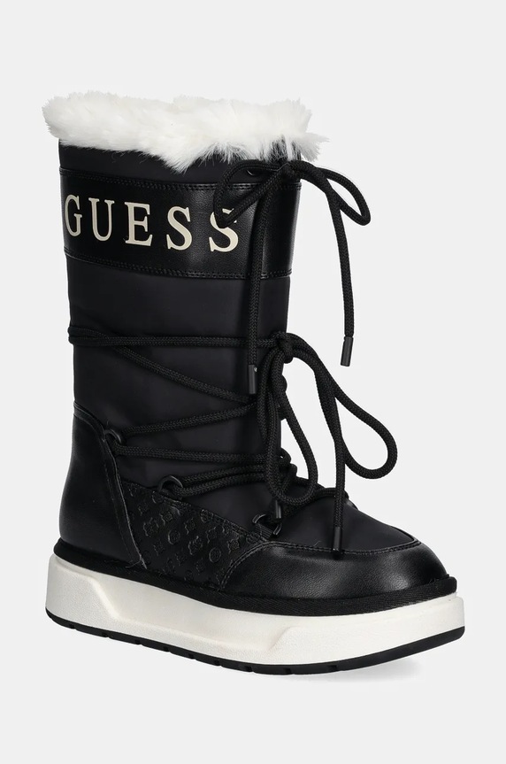 Guess śniegowce UNDELO syntetyczny czarny FLFUEL.ELE11.BLACK