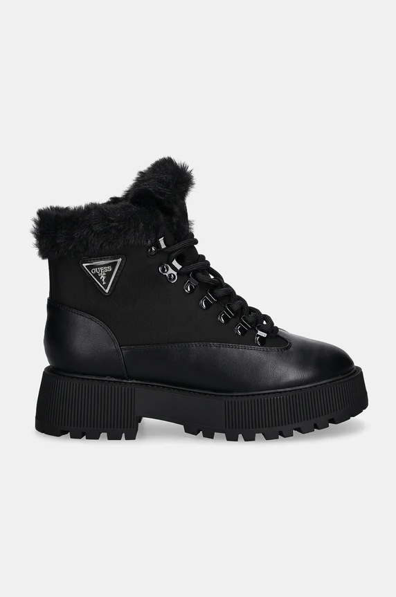 Guess botki REZIM FLFREZ.ELE10.BLACK czarny NC24
