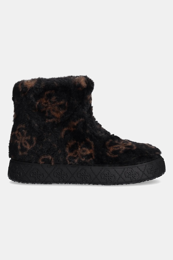 Guess cizme de iarna UNITED FLFUTD.FUR10.BLKBE negru AW24