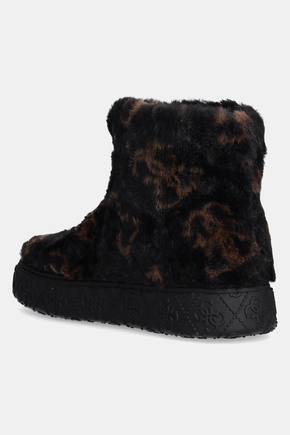 Încălțăminte Guess cizme de iarna UNITED FLFUTD.FUR10.BLKBE negru