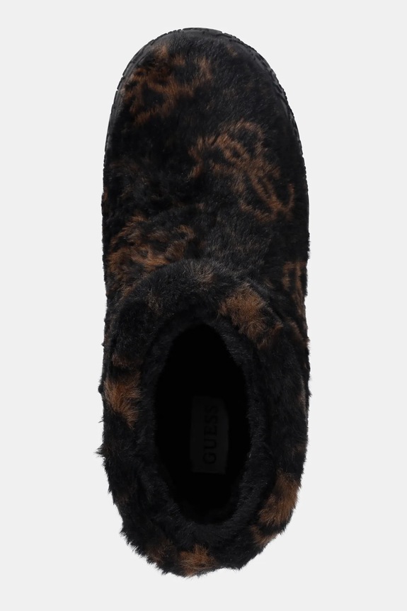 Guess cizme de iarna UNITED negru FLFUTD.FUR10.BLKBE
