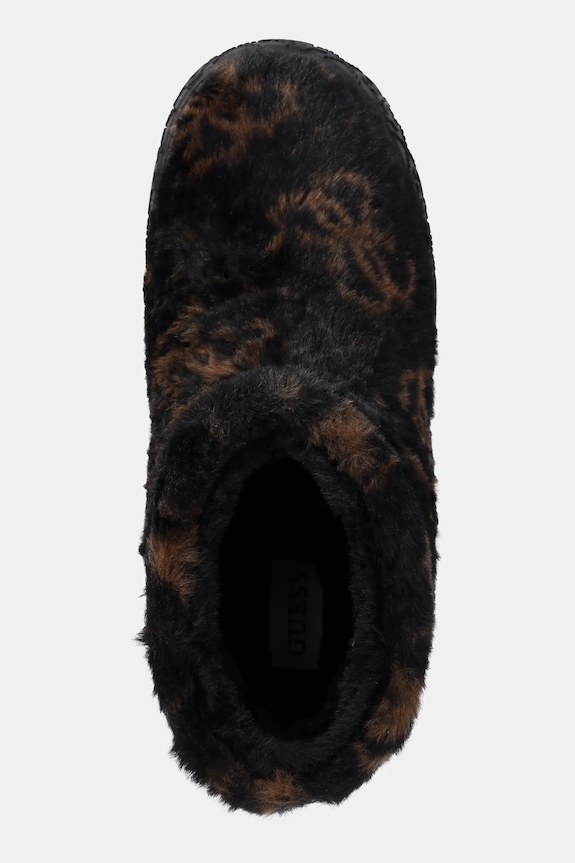 Guess cizme de iarna UNITED negru FLFUTD.FUR10.BLKBE