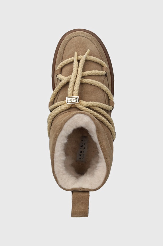 Inuikii śniegowce zamszowe Classic Low beżowy 75202.004.Beige