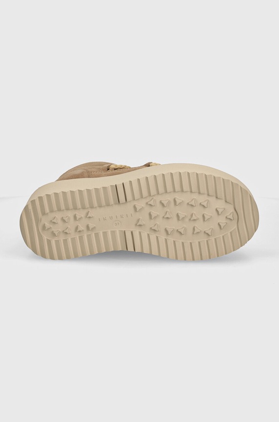 Inuikii śniegowce zamszowe Classic Low Platform 1001.006.0012.250.Beige beżowy
