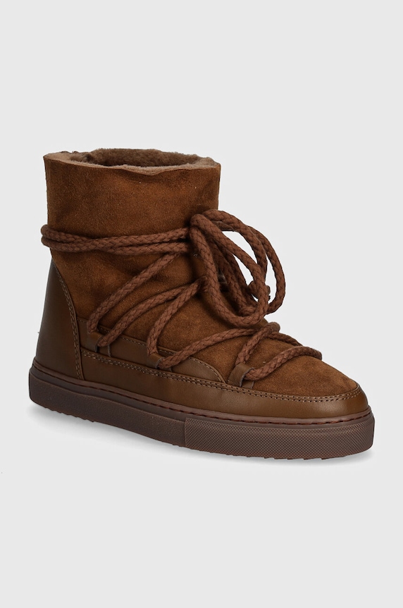 Kožené sněhule Inuikii Classic přírodní kůže hnědá 75202.005.Brown