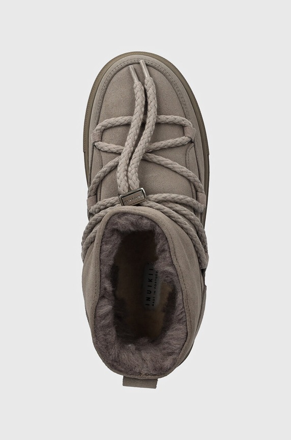 Inuikii stivali da neve in camoscio Classic Low grigio 1001.001.0092.030.Grey