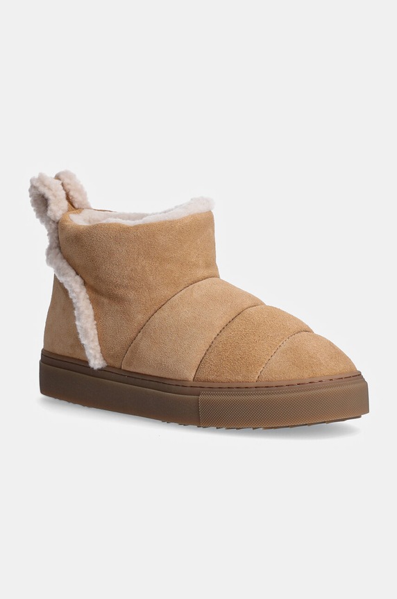 Inuikii śniegowce Shearling Slipin brak zapięcia beżowy 75202.010.Sand