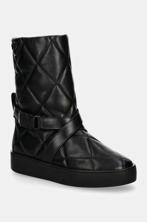 Emporio Armani hócipő szintetikus bőr fekete X3N186.XF817.00002
