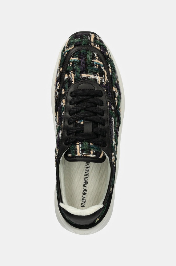 Obuwie Emporio Armani sneakersy X3X216.XR221.Q987 zielony