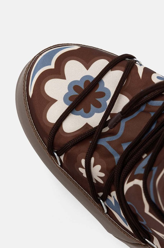 Moon Boot śniegowce MB ICON FLOWER brązowy 80D1402940.MH07