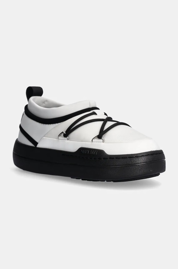 Moon Boot śniegowce MB PARK ICON imitacja skóry licowej biały 80D2470070.NA02