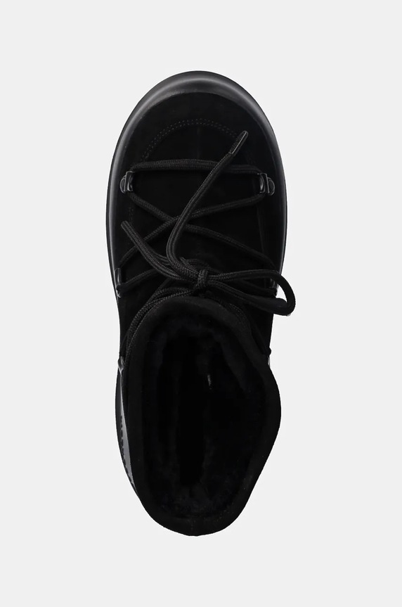 Čizme za snijeg od brušene kože Moon Boot MB LUNA BOOT SUEDE crna 80D2480030.N001