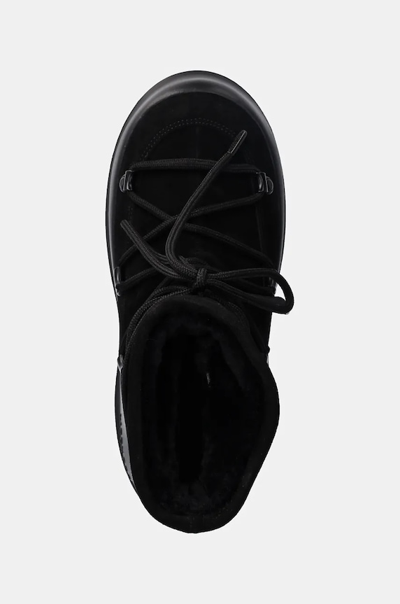 Čizme za snijeg od brušene kože Moon Boot MB LUNA BOOT SUEDE crna 80D2480030.N001