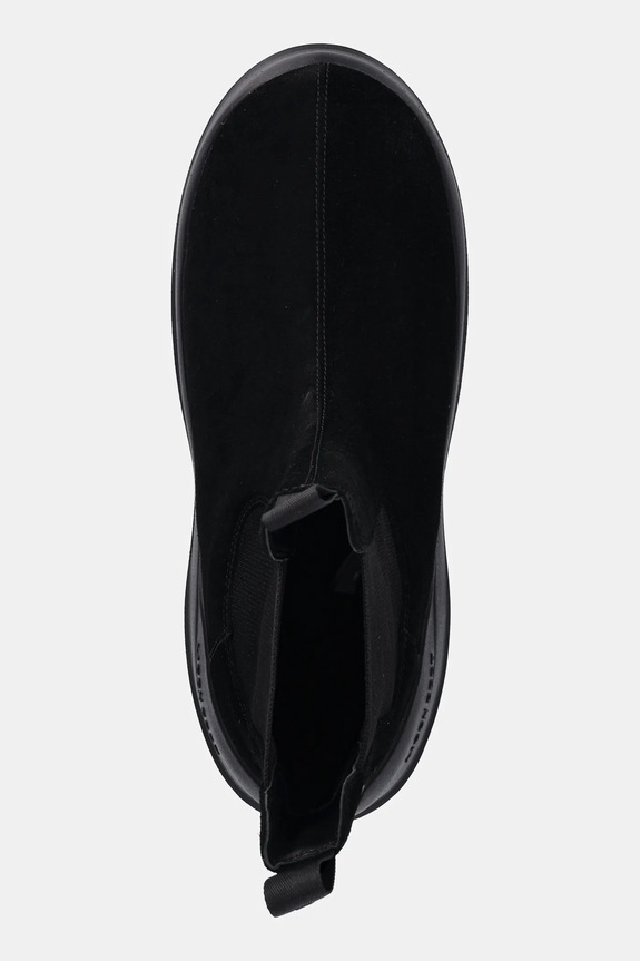 Čizme za snijeg od brušene kože Moon Boot MB LUNA CHELSEA SUEDE crna 80D2480050.N001