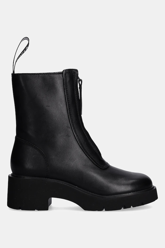 Кожени боти Camper Milah K400776.001 черен AW24