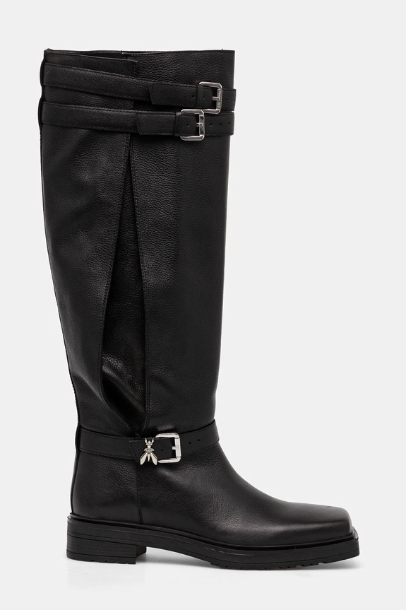 Кожаные сапоги Patrizia Pepe 2Y0025.L034.K103 чёрный AW24
