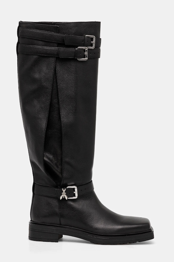 Кожаные сапоги Patrizia Pepe 2Y0025.L034.K103 чёрный AW24