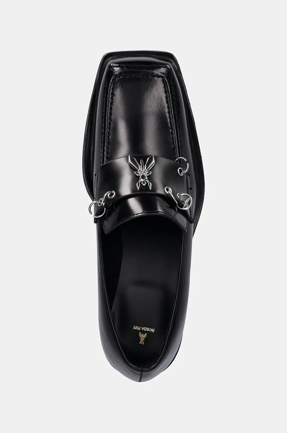 Kožne mokasinke Patrizia Pepe crna 2Z0014.L084.K103