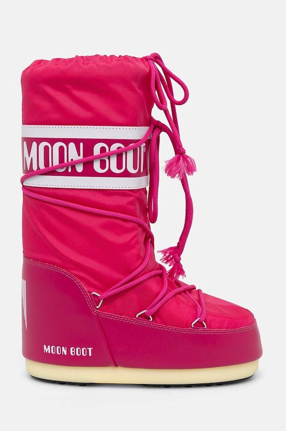 Snehule Moon Boot MB ICON NYLON 80D1400440.J003 ružová AW24