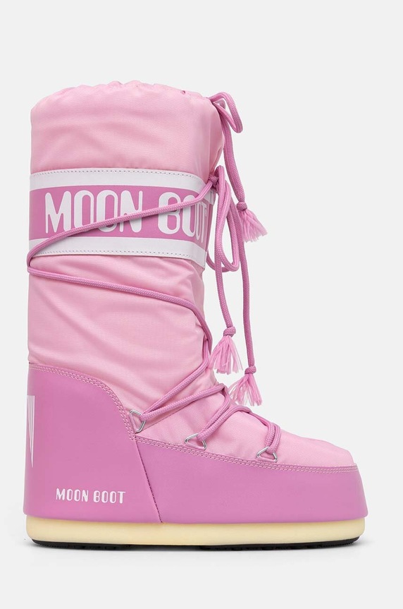 Snehule Moon Boot MB ICON NYLON textilný ružová 80D1400440.J001