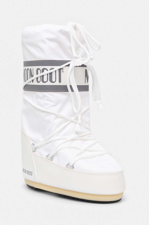 Moon Boot śniegowce MB ICON NYLON syntetyczny biały 80D1400440.A001