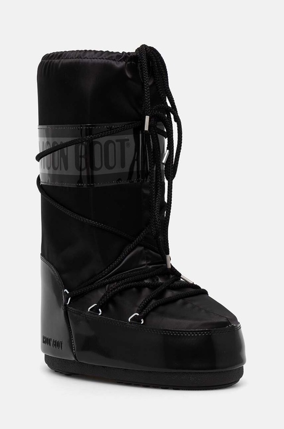 Moon Boot stivali da neve MB ICON GLANCE tessile nero 80D1401680.N001