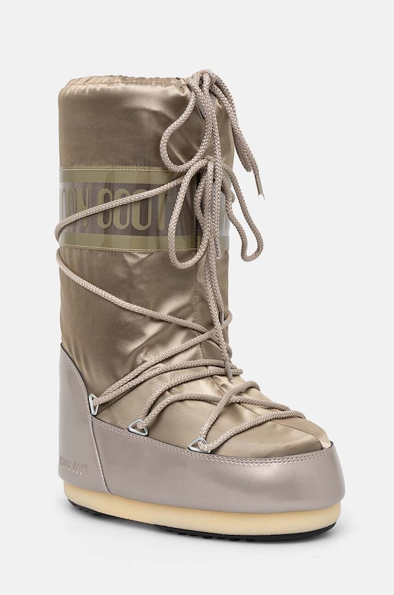 Moon Boot snow boots MB ICON GLANCE textile golden 80D1401680.B003