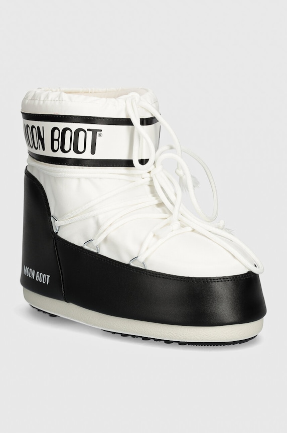 Μπότες χιονιού Moon Boot MB ICON LOW NYLON υφασμάτινο λευκό 80D1409340.A001