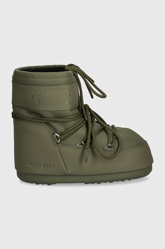 Moon Boot śniegowce MB ICON LOW RUBBER 80D1409380.M006 zielony AW24