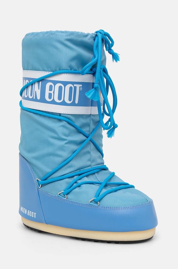 Moon Boot stivali da neve MB ICON NYLON tessile blu 80D1400440.F004
