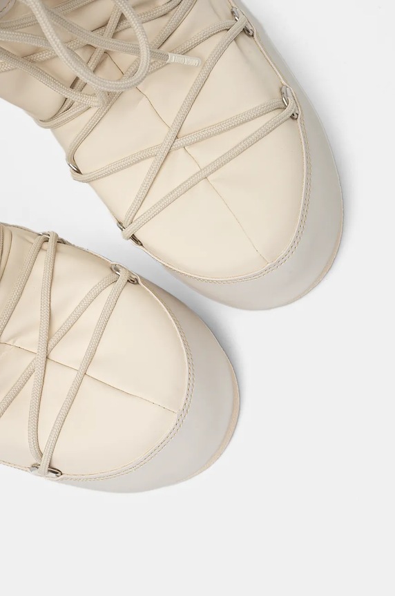 Μπότες χιονιού Moon Boot MB ICON RUBBER μπεζ 80D1402760.L002