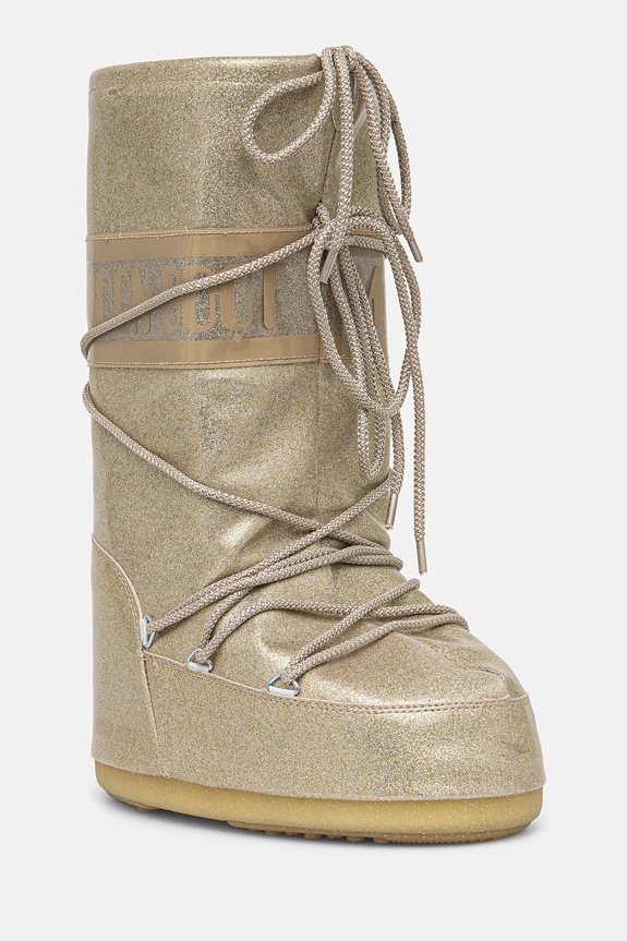 Čizme za snijeg Moon Boot MB ICON GLITTER sintetički zlatna 80D1402850.B002