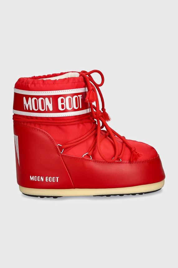 Moon Boot śniegowce MB ICON LOW NYLON 80D1409340.D001 czerwony AW25