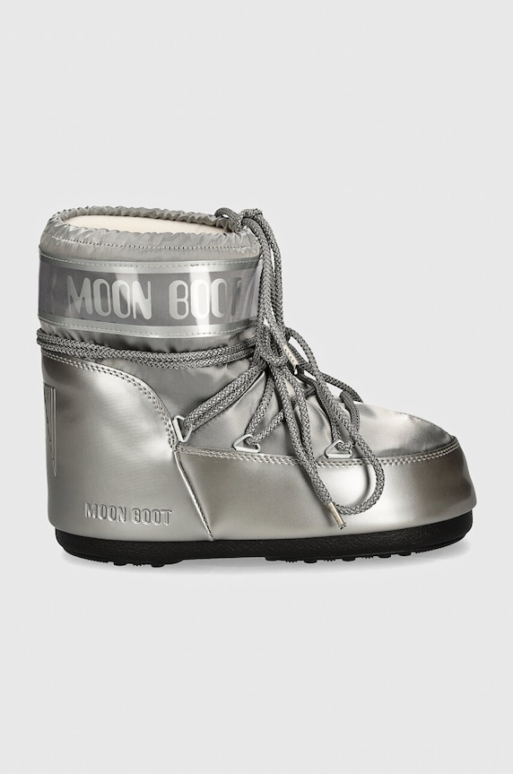 Μπότες χιονιού Moon Boot MB ICON LOW GLANCE 80D1409350.H001 ασημί AW25