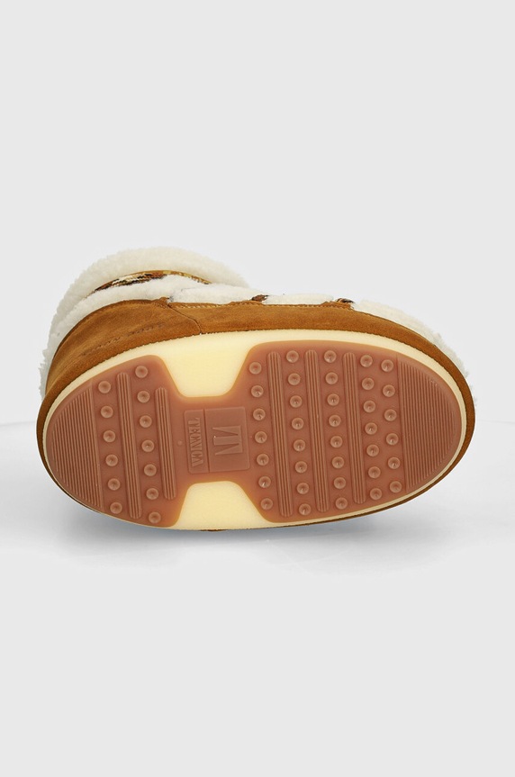 Čizme za snijeg od brušene kože Moon Boot MB ICON LOW SHEARLING 80D1409580.MA03 smeđa