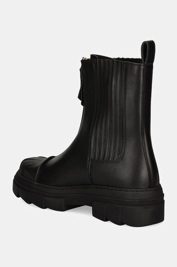 Încălțăminte Furla ghete chelsea de piele Gum Chelsea Boot YG95FGU.BX3506.O6000 negru