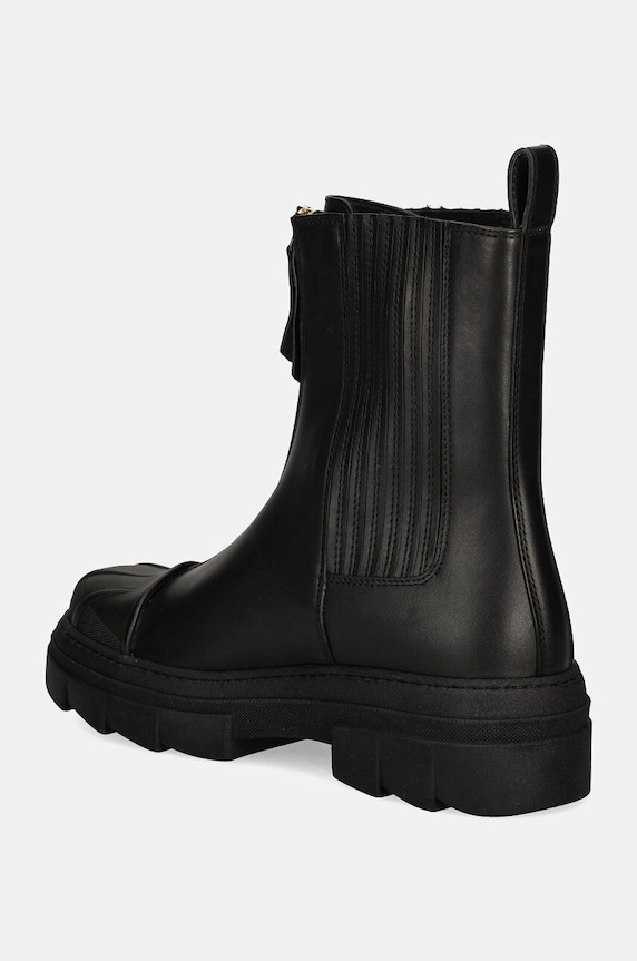 Încălțăminte Furla ghete chelsea de piele Gum Chelsea Boot YG95FGU.BX3506.O6000 negru