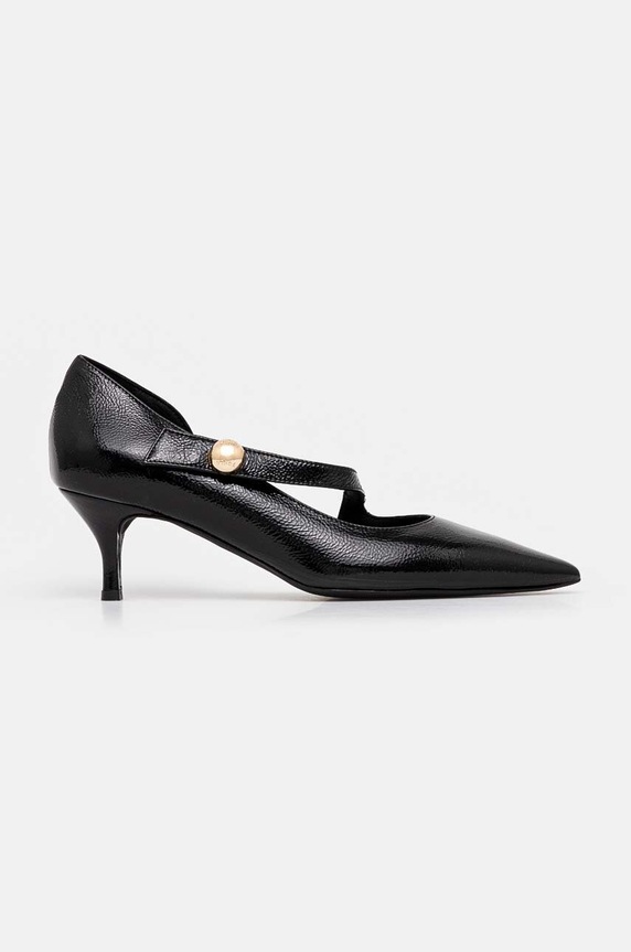 Furla szpilki skórzane Sfera Mary Jane YI42SFE.Y57000.O6000 czarny AW24